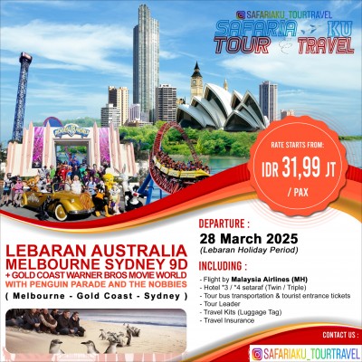 LEBARAN 9D AUSTRALIA MELBOURNE + GOLD COAST WB MOVIE WORLD 